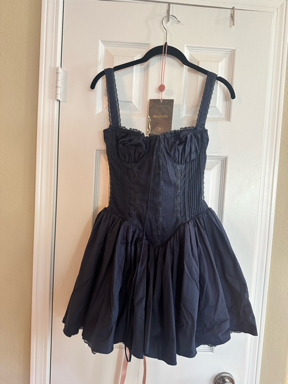 House of CB French Navy Pietra Mini Dress - Navy